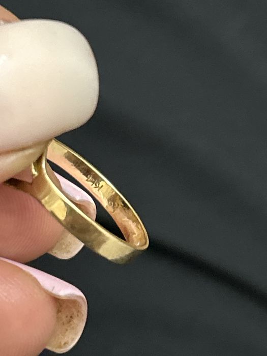 Золотое кольцо с раухтопазом