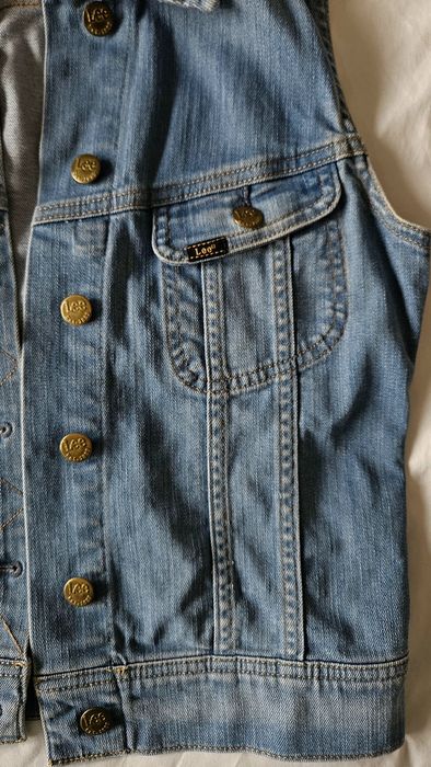 Vesta superba denim LEE, marime S, stare f buna