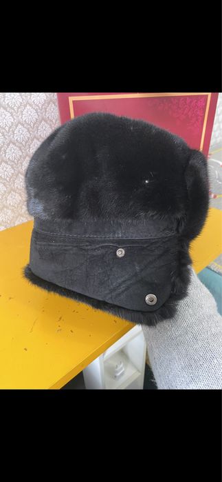 Мужская норковая ушанка