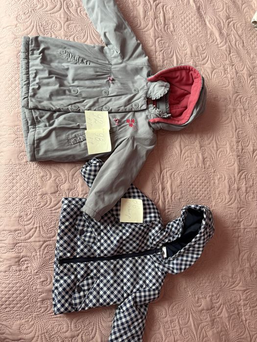 Якета за момиче различни размери