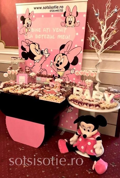 Mase de candy bar pentru evenimente Love, Sweet, Baby, 18, Michey, Minnie