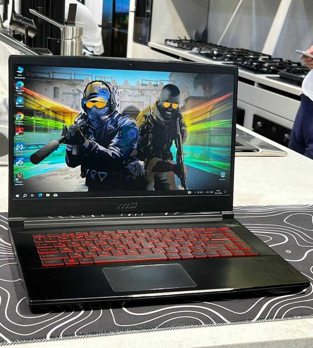 MSI GF63 Thin i5-10500H/8/256/GTX1650/Display 15'6 FHD IPS 144hz