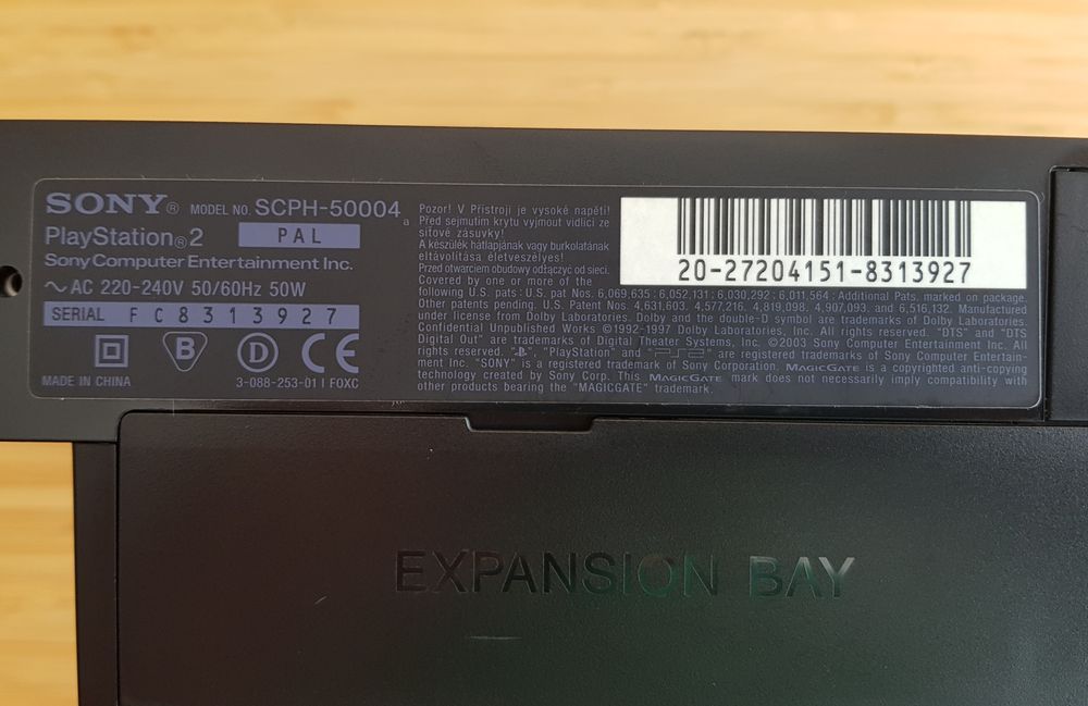 PlayStation 2 FAT SCPH-50004 + HDMI Converter + Tomb Raider  -  The Angel of Darkness