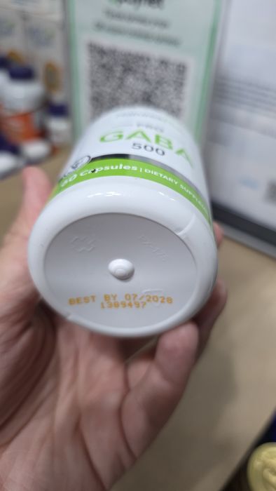 ДОСТАВКИ НЕТ Nature's Plus GABA 500mg 60шт 90000сум скидка годен 07/28