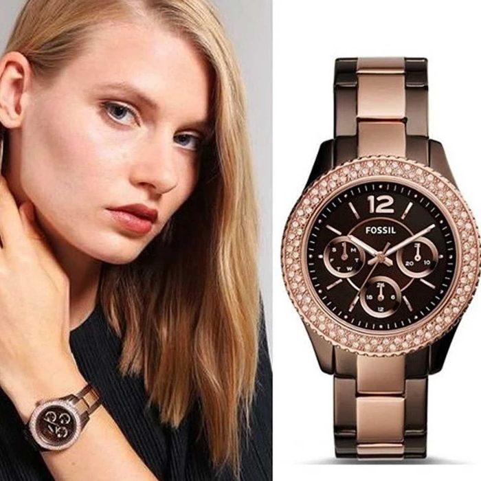 Нов дамски часовник Fossil Stella ES4079 - гаранция