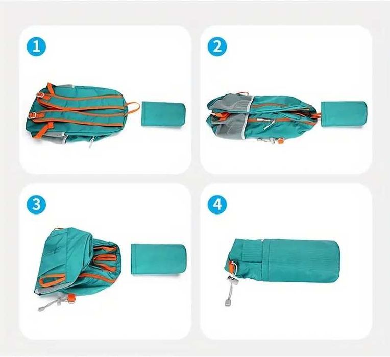 Водоустойчива ултралека раница - сгъваема!