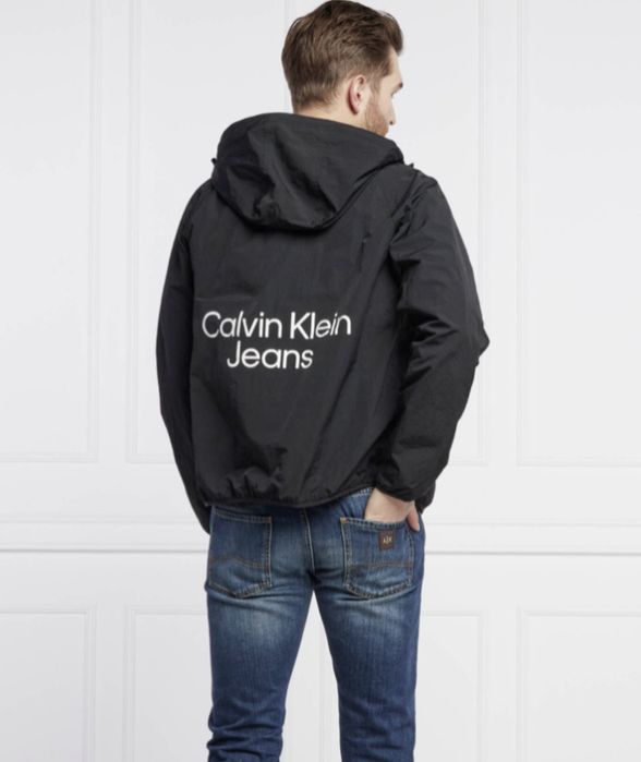 Calvin Klein Jeans Stacked Logo Windbreaker