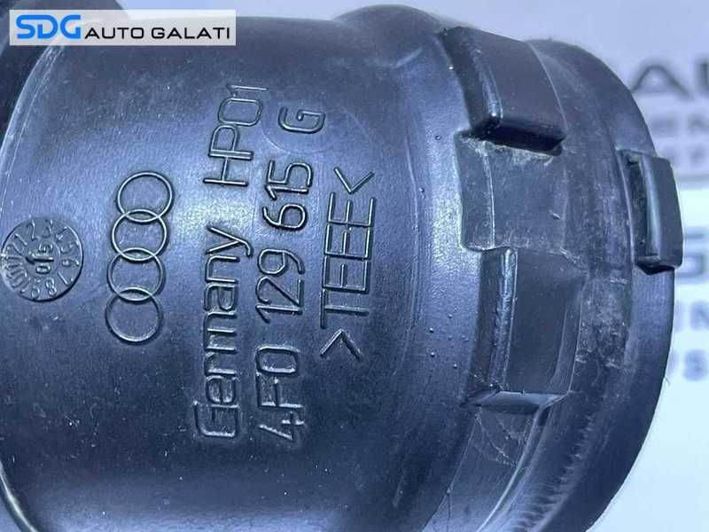 Furtun Conducta Tub Admisie Filtru Aer Audi A6 C6 3.0 TDI V6 BMK BNG ASB 2005 - 2011 Cod 4F0129615G