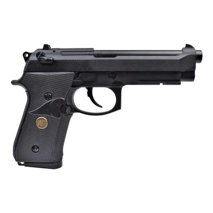 Pistol  Beretta M9A1 marca W E  CO2  BlowBack airsoft
