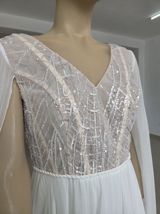 Rochie de mireasa din matase