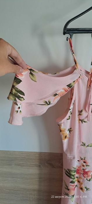 Ефирна лятна рокля 4XL, морска риза 3XL