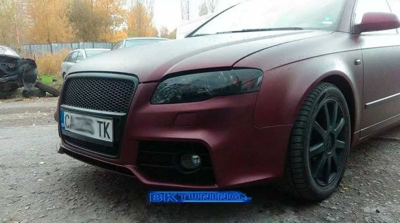 Предна броня Audi A4 B7 (04-08) S-Line Design с черна или хром решетка