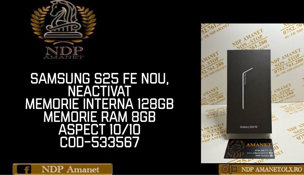 NDP Amanet Braila Samsung S25 Fe( 53567)