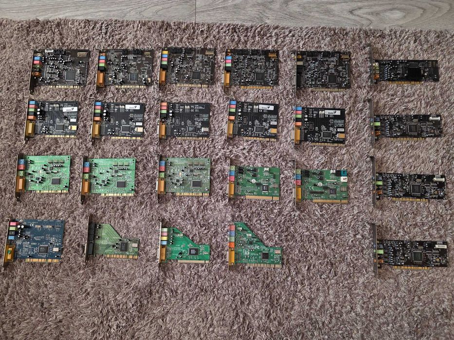 Lot placi de sunet PC vechi , WIndows 98, Windows 95 , PCI , 23 BUCATI
