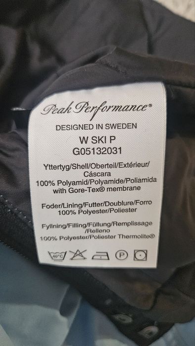 Нов патаналон Peak Performance GORE-TEX ALPINE, размер L