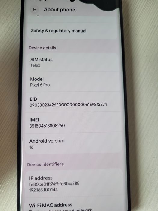 Google Pixel 6 Pro 128GB