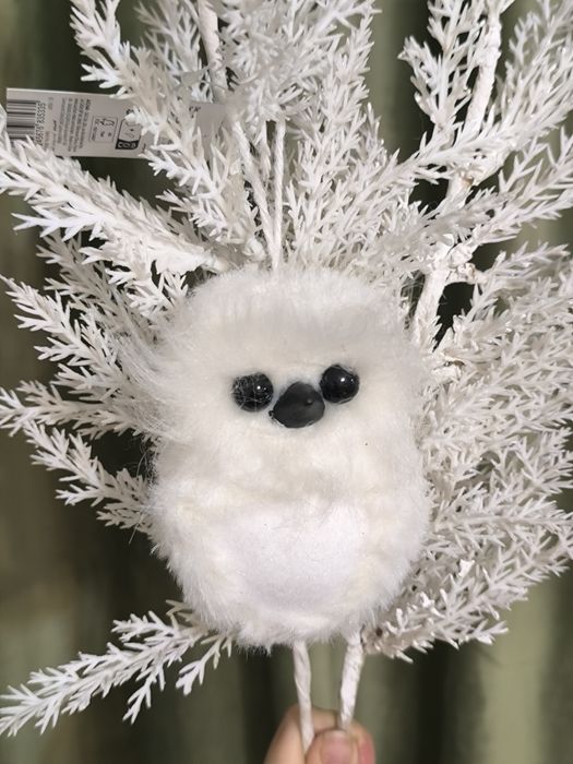 Decorațiuni/ornamente pentru brad/Crăciun (10 bufnițe)