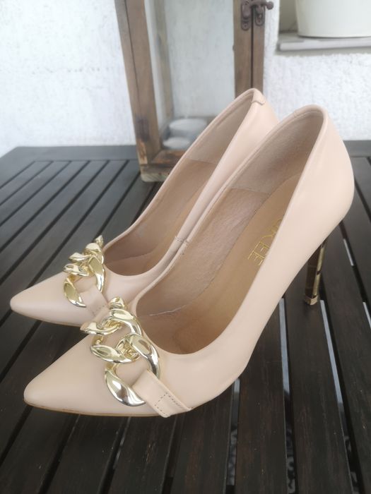 Lauree Sofia Nude, обувки естествена кожа, номер 37