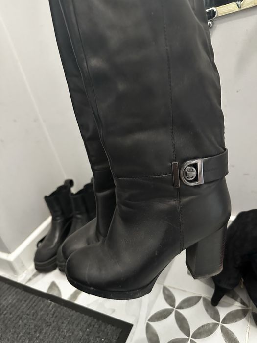 Продам кожаные и замшевые ботфорты от Basconi