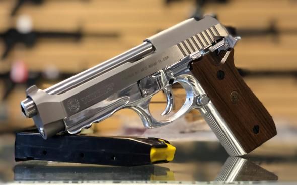 Pistol ~FULL METAL~(Cromat!!) Co2 MODIFICAT ~ Arma Airsoft Cu Gaz Nou!