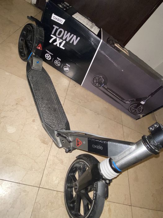 Trotinetă Town T7XL Negru Adulți/ Copii