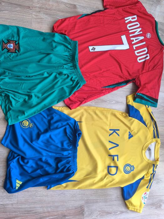 Детски футболни екипи ХАЛАНД, Мбапе Меси РоналдоЯминЯмал Леброн Джеймс