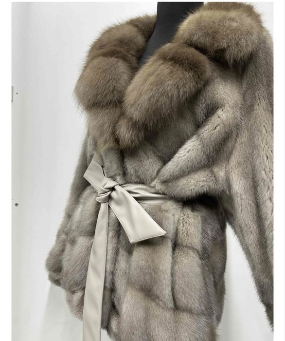 Норка воротник соболь