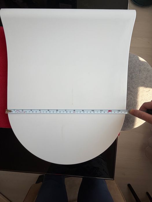 Capac WC oval cu buton Cersanit K98-0146 WC SLIM CITY, Duroplast, antibacterial