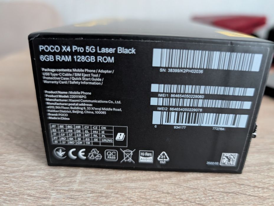 Tелефон Poco x4pro