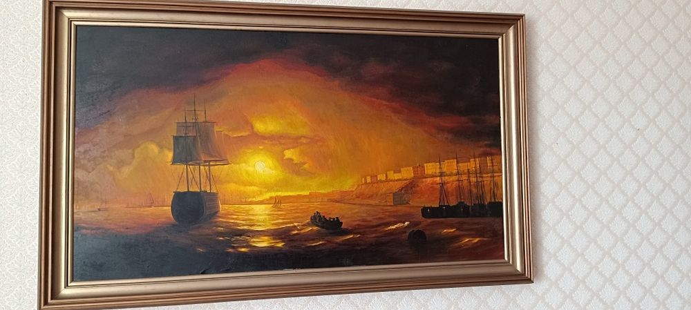 Картина маслом выставочный экземпляр.