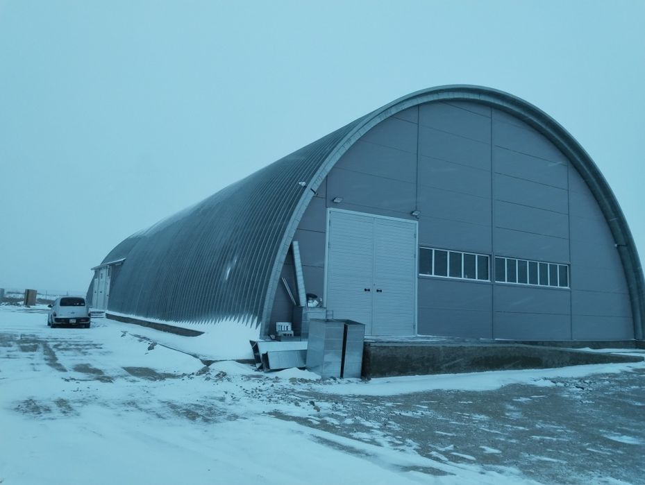 Ангар без каркасный