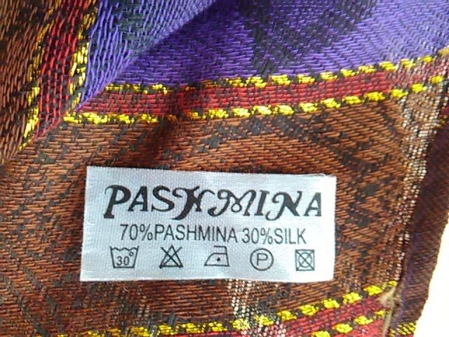 30% Silk/ коприна/ 70% кашмирска вълна/ Pashmina/