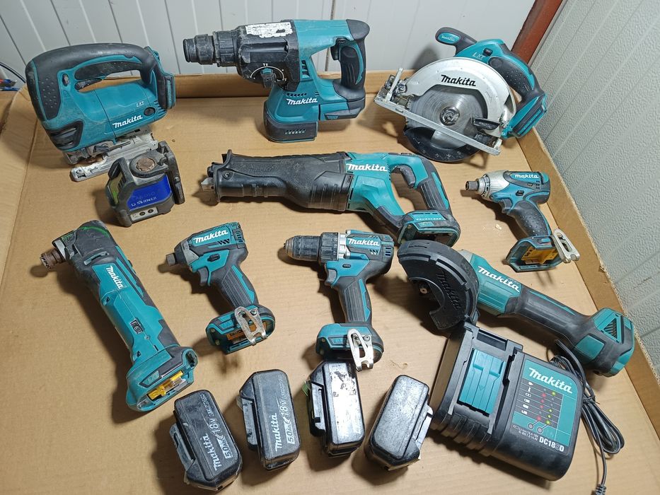 Set Makita 18v Rotopercutor flex fierăstrău circular