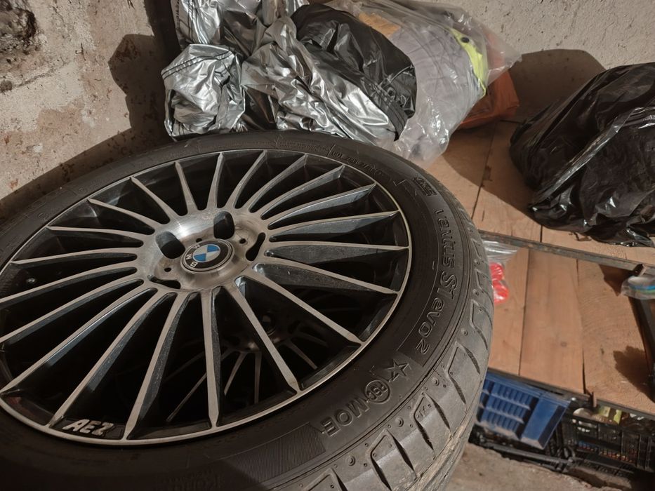 Jante +Anvelope 5x120 R18.