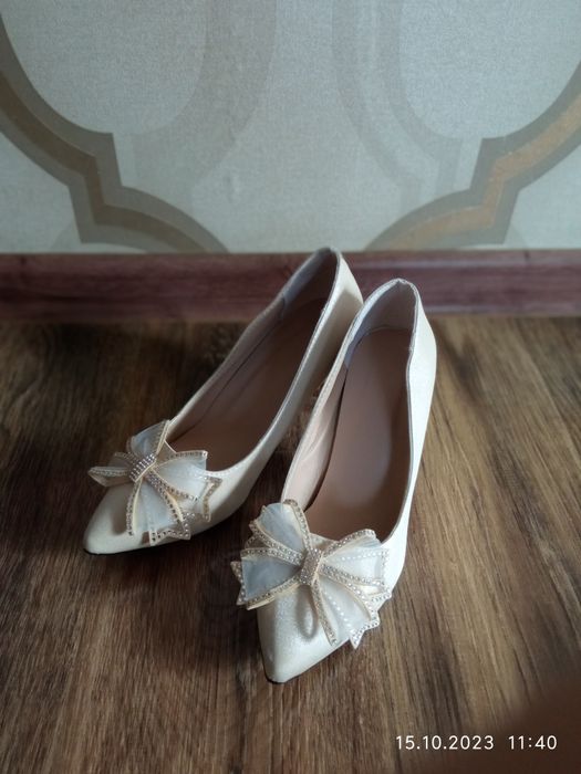 Туфли женские с бантом