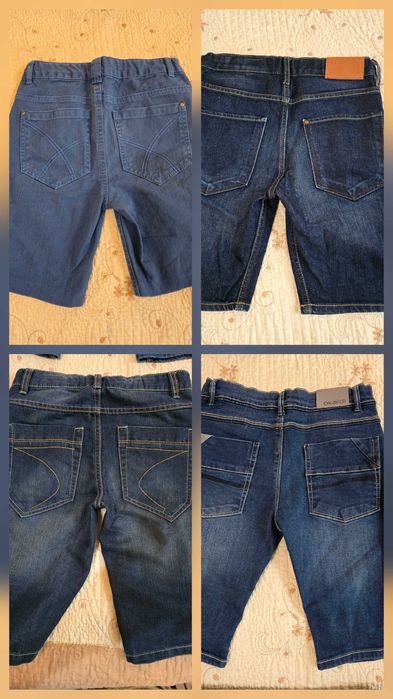 Pantaloni copii, Bermude,  marime 8-9 ani, 10 ani, respectiv 134, 140.
