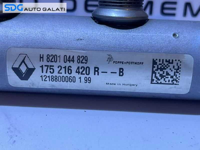 Rampa Presiune Injectoare cu Senzor Regulator Renault Megane 3 1.6 DCI 2011 - 2015 Cod H8201044829 8201044829 175216420R 0281006186 [D0046]