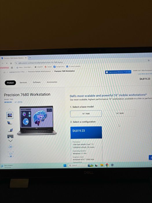 Dell Precision 7680 1 TB SSD RTX A1000 32 GB RAM