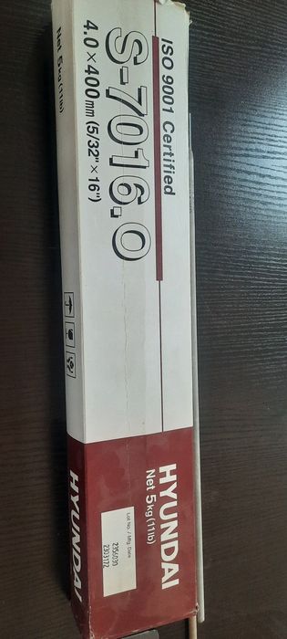 Электроды 6013,7016,7018 Hyundai LB-52,7018, Sm,SX 70  ER-70-6