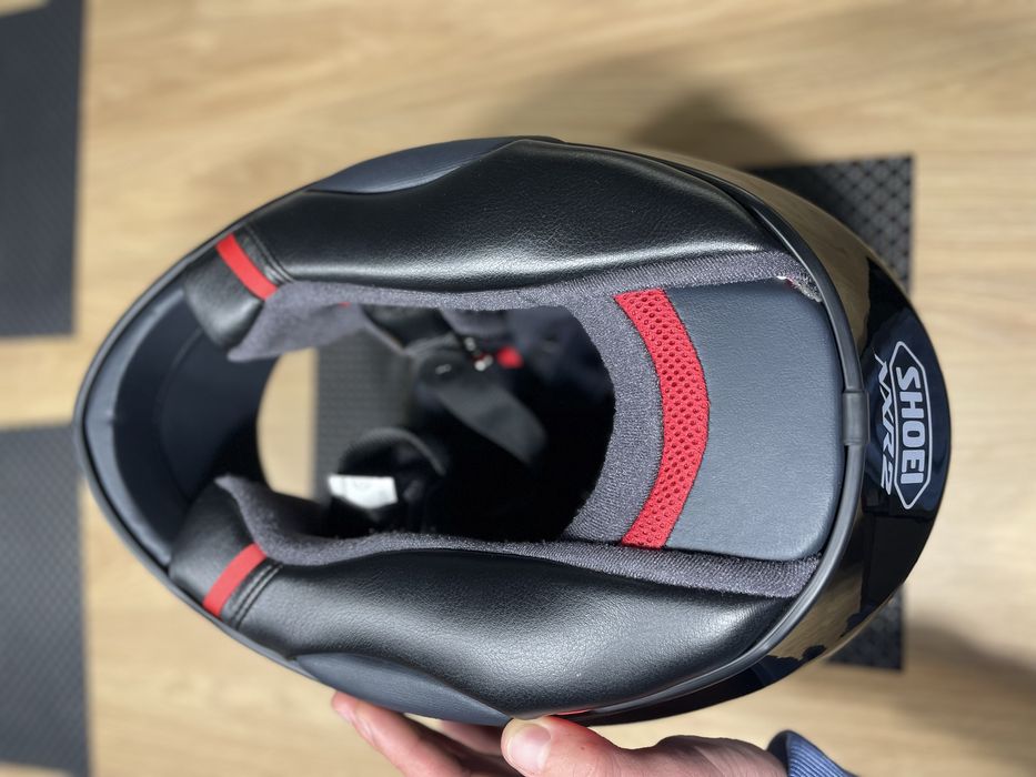 Спешно!!! Мото каска Shoei NXR 2 - черен гланц - М размер