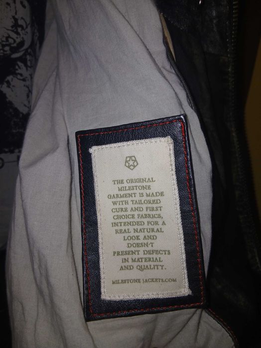 Milestone оригинално мъжко  кожено яке
