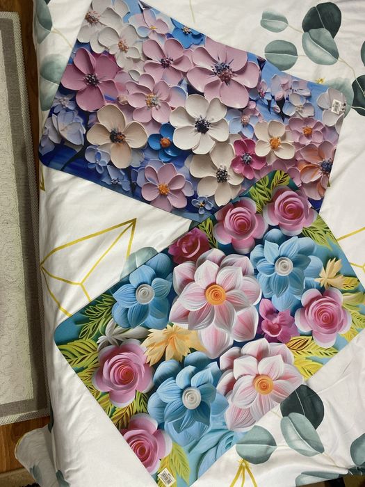Set 2 covorase baie cu absorbție
