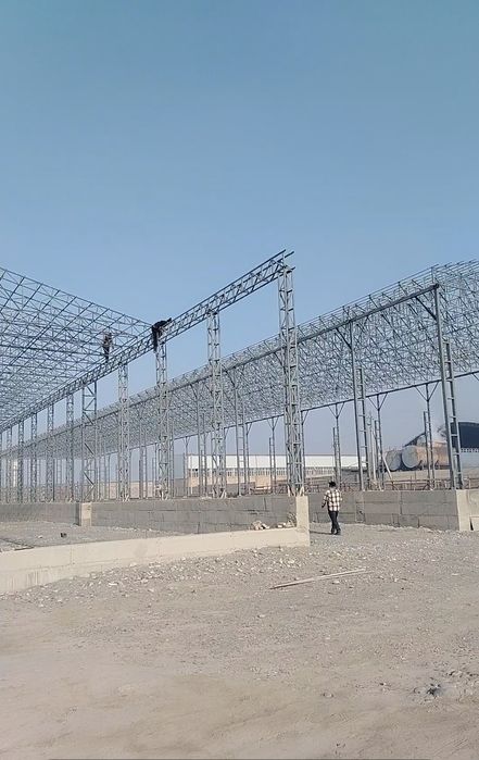 Контейнер профилларидан Навес, Том ва  Омборхоналар курамиз