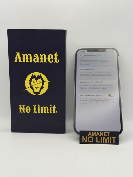 iPhone 12 Pro Max 256GB Baterie 81% ,  AMANET NO LIMIT , Ca NOU!!! Garantie 12Luni.