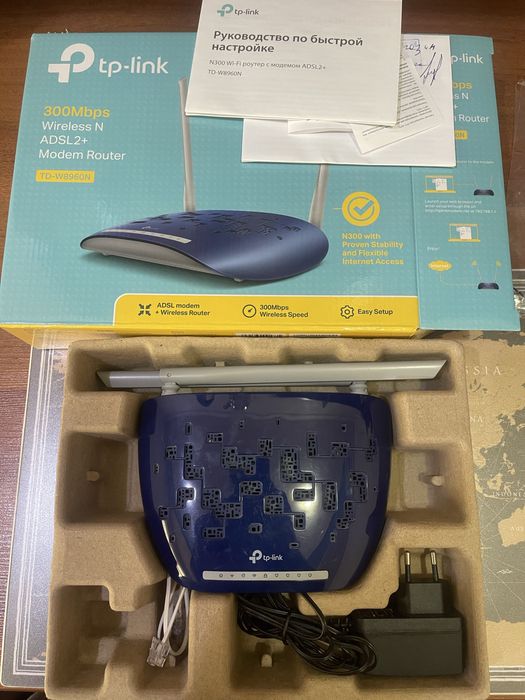 WI-FI роутер ADSL2+