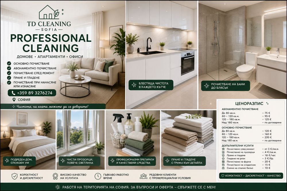 Professional Cleaning Sofia