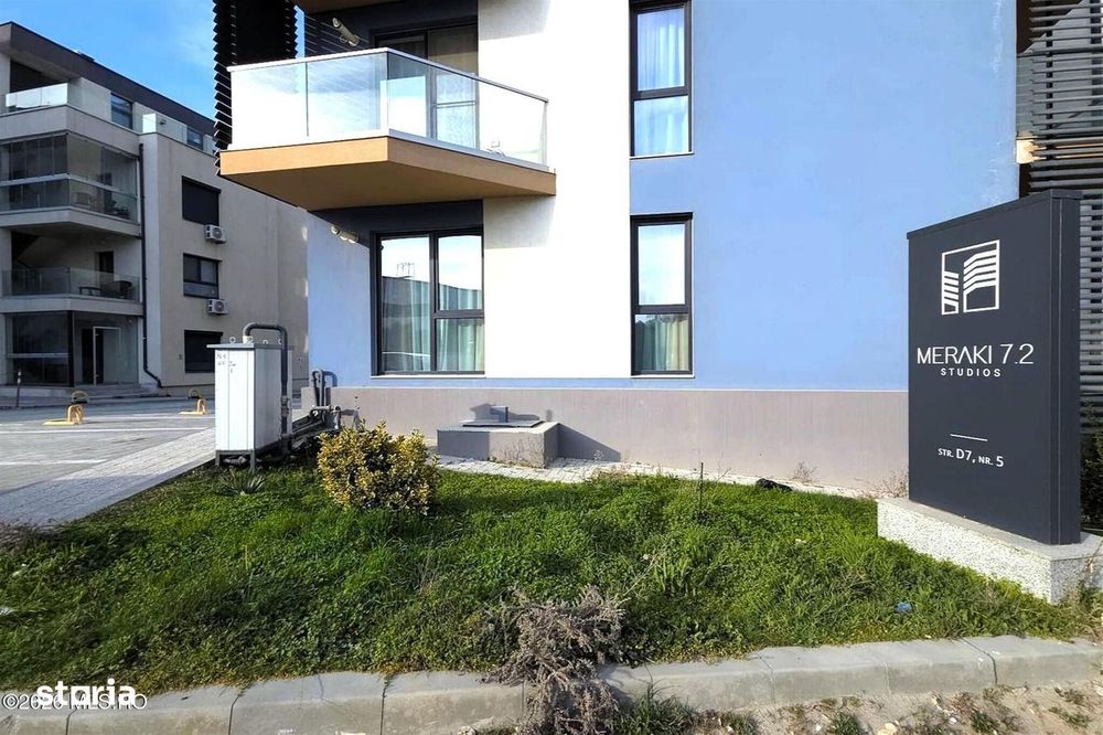 Mamaia Nord - Meraki 7.2 Studios, 2 camere, 43,50 mp utili, Parter!