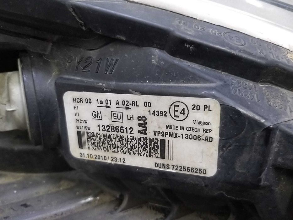 Far stanga opel meriva b s10 13286612 vp9pmx13006ad