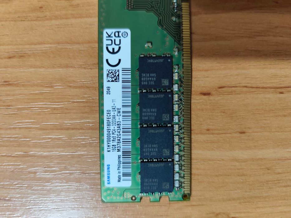 Kit RAM DDR4 32 Gb Dual channel Samsung + Crucial 3200 MHz