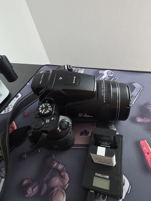 Aparat foto Nikon coolpix p900 co zoom mare